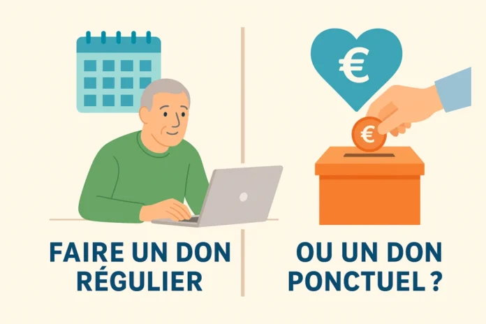 Faire un don régulier ou un don ponctuel ?