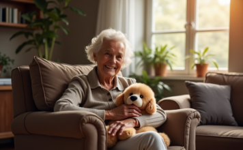 Les chiens en peluche : compagnons fidèles pour les personnes âgées