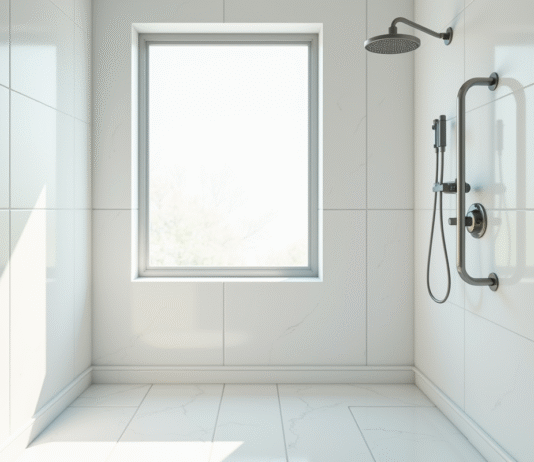 À quelle hauteur fixer une barre d’appui de douche pour plus de sécurité